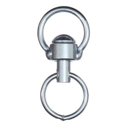 Вертлюг с кольцом, малый,(дл. 6 см, ширина-3 см, дл. кольца 3.7 см, толщина проволоки 0.3 см)