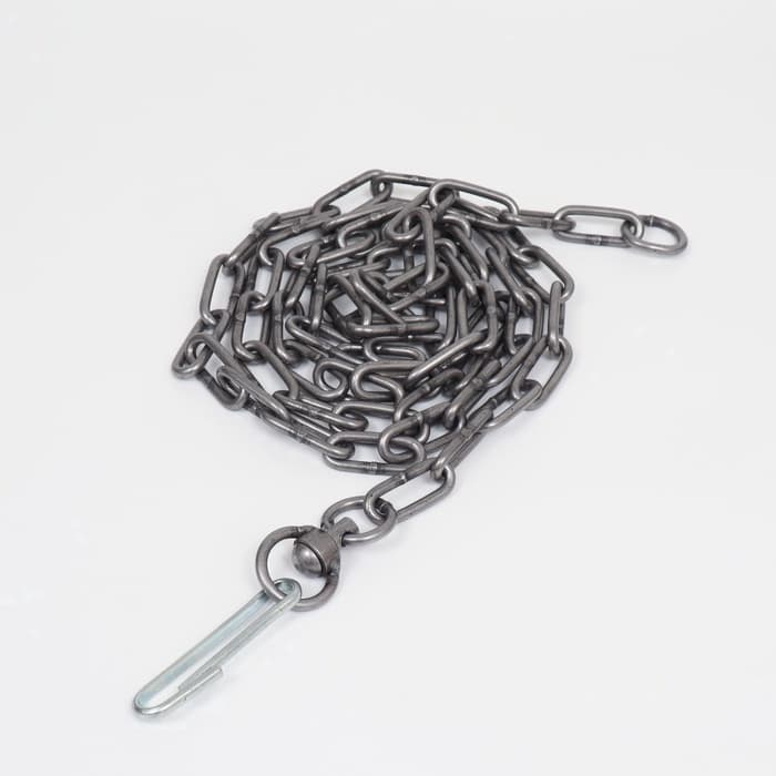 Цепь для привязи собак, 3 м, калибр 6×42 мм, черная