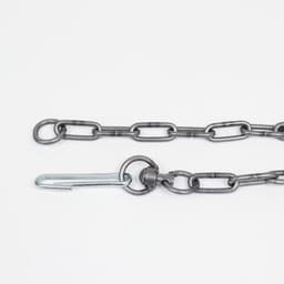 Цепь для привязи собак, 3 м, калибр 6×42 мм, черная