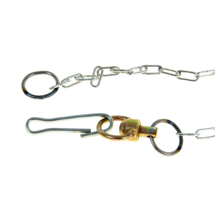 Цепь для привязи собак, 3 м, калибр 2×9 мм, белая