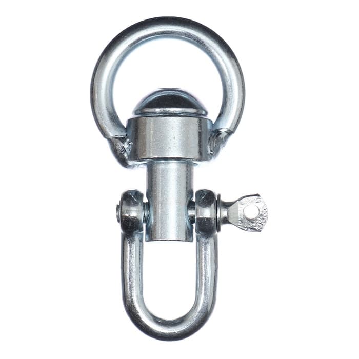 Вертлюг со скобой, средний (длина-7.5 см, ширина-3.5 см)