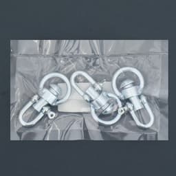 Вертлюг со скобой, средний (длина-7.5 см, ширина-3.5 см)