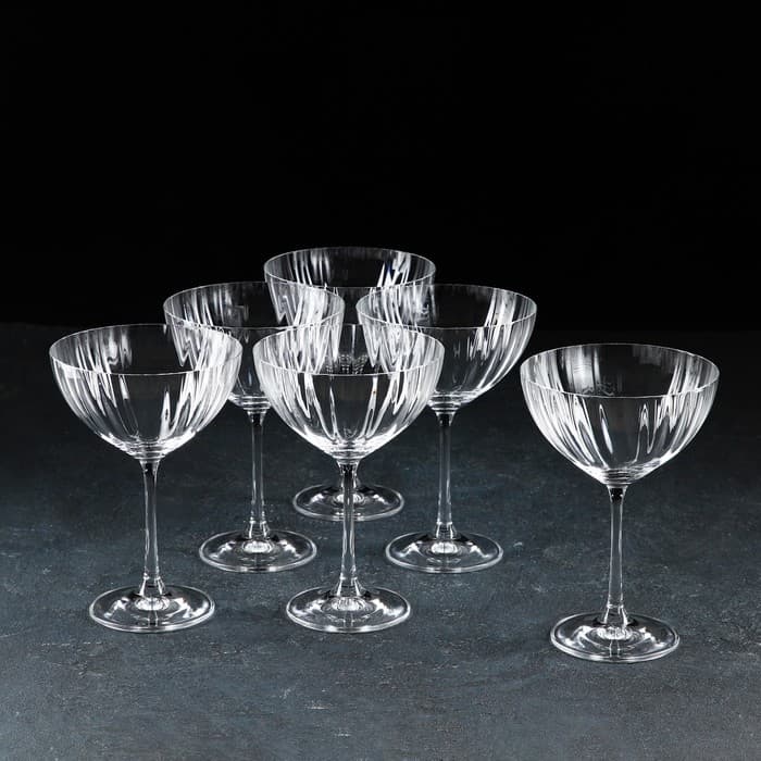 Набор креманок из хрустального стекла «Виола», 340 мл, 6 шт.