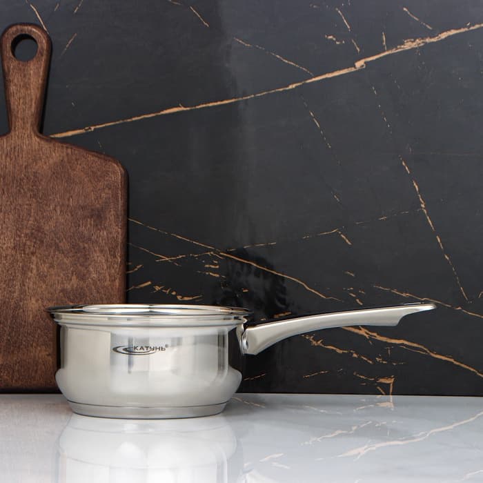 Ковш Катунь «Гретта», 1.6 л, d=16 см, капсульное дно, индукция, нержавеющая сталь