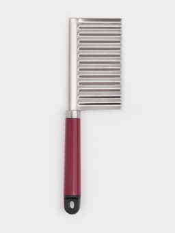 Нож для фигурной нарезки Доляна «Вкус», 18.5×5.5 см, бордовый