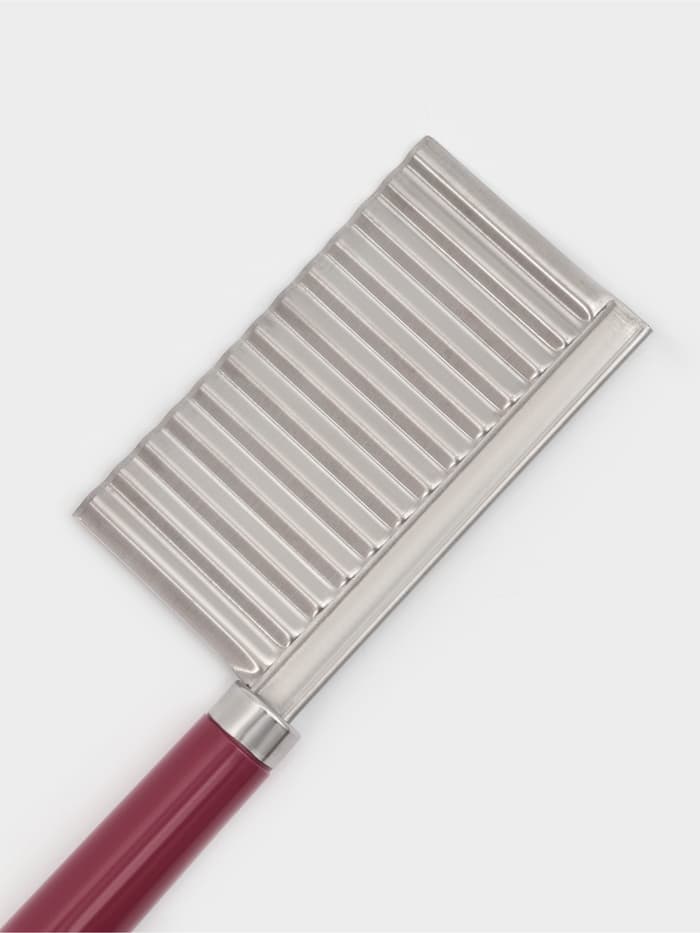 Нож для фигурной нарезки Доляна «Вкус», 18.5×5.5 см, бордовый