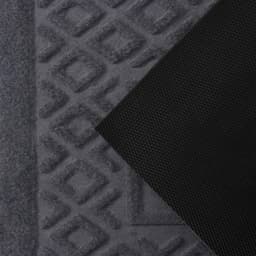 Коврик придверный Доляна Welcome, ромбы, влаговпитывающий, без окантовки, 38×58 см, серый