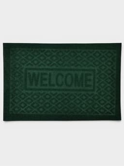 Коврик придверный Доляна Welcome, ромбы, влаговпитывающий, без окантовки, 38×58 см, цвет МИКС