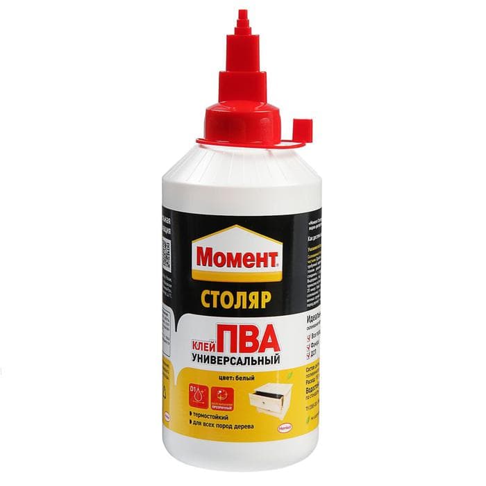 Клей «Момент» Столяр, ПВА, универсальный, 750 г