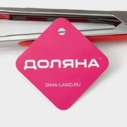 Щипцы кухонные Доляна «Лист», 23 см, красные