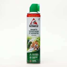 Аэрозоль Репеллент «Раптор», от комаров, 400 мл