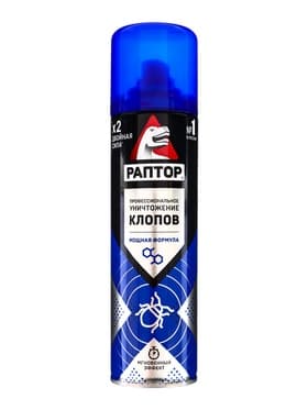 Аэрозоль Репеллент «Раптор», от клопов, спрей, 225 мл