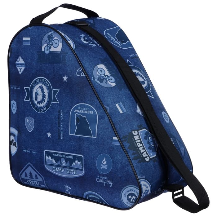 Сумка для коньков и роликов, 38×40 см, цвета МИКС