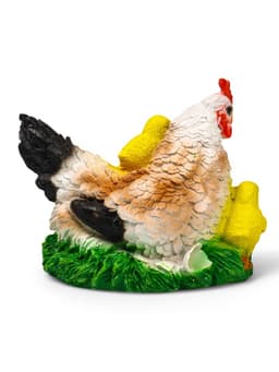 Садовая фигура из полистоуна «Курица Наседка», 27×20×22 см
