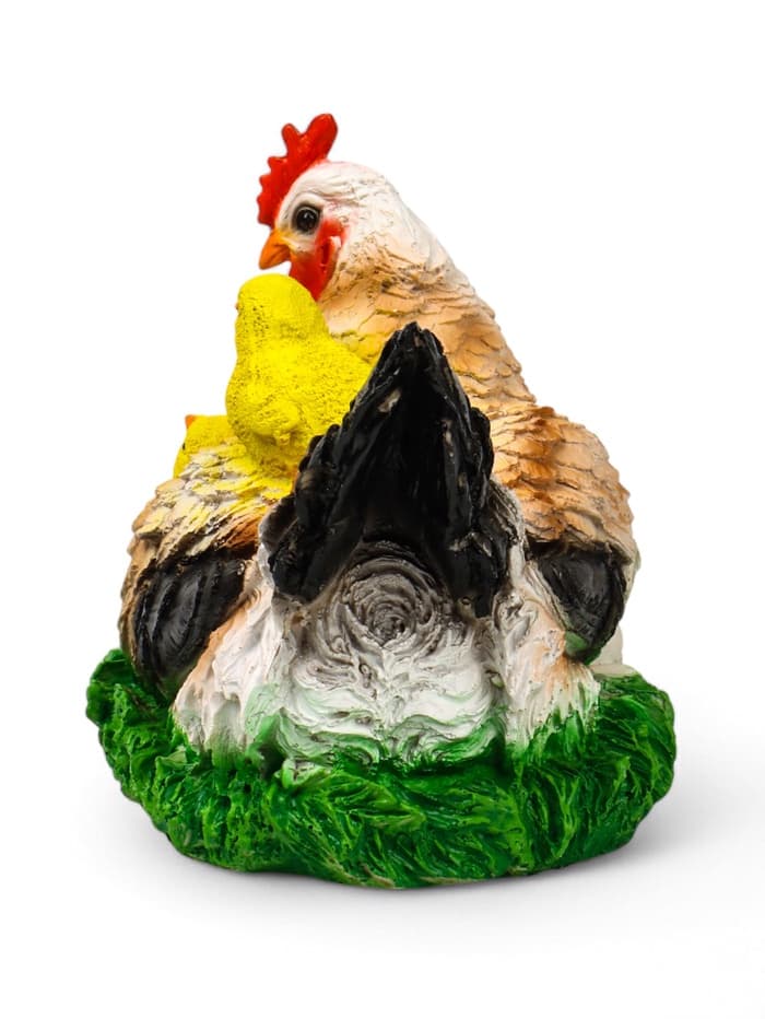 Садовая фигура из полистоуна «Курица Наседка», 27×20×22 см