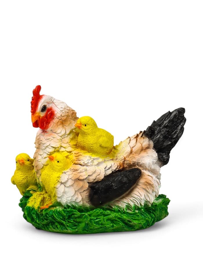 Садовая фигура из полистоуна «Курица Наседка», 27×20×22 см