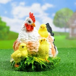 Садовая фигура из полистоуна «Курица Наседка», 27×20×22 см