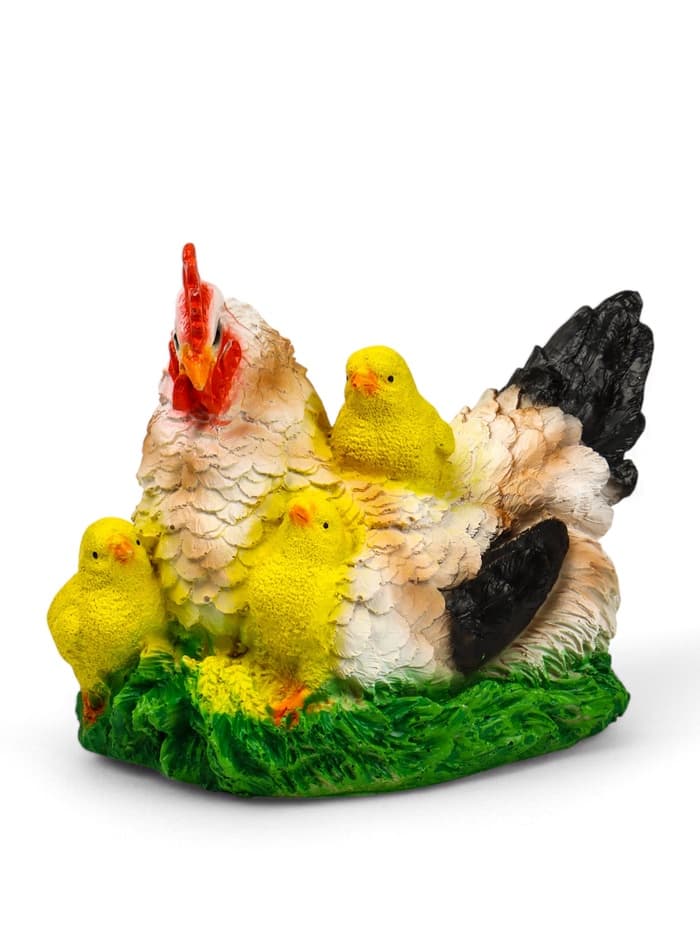 Садовая фигура из полистоуна «Курица Наседка», 27×20×22 см