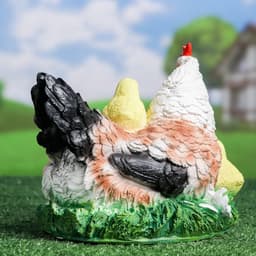Садовая фигура из полистоуна «Курица Наседка», 27×20×22 см