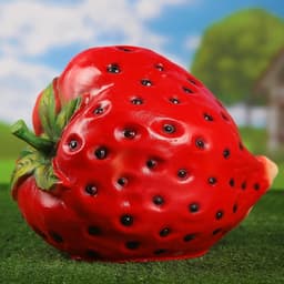 Садовая фигура из полистоуна «Клубника», 27×30×36 см