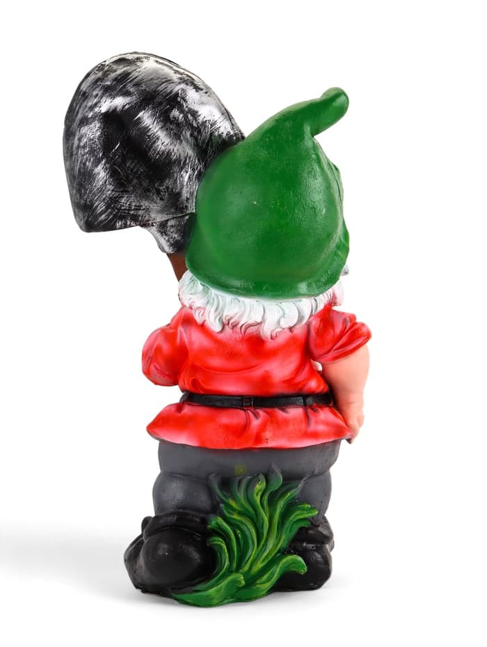 Садовая фигура из полистоуна «Гном с лопатой», 72×26×38 см