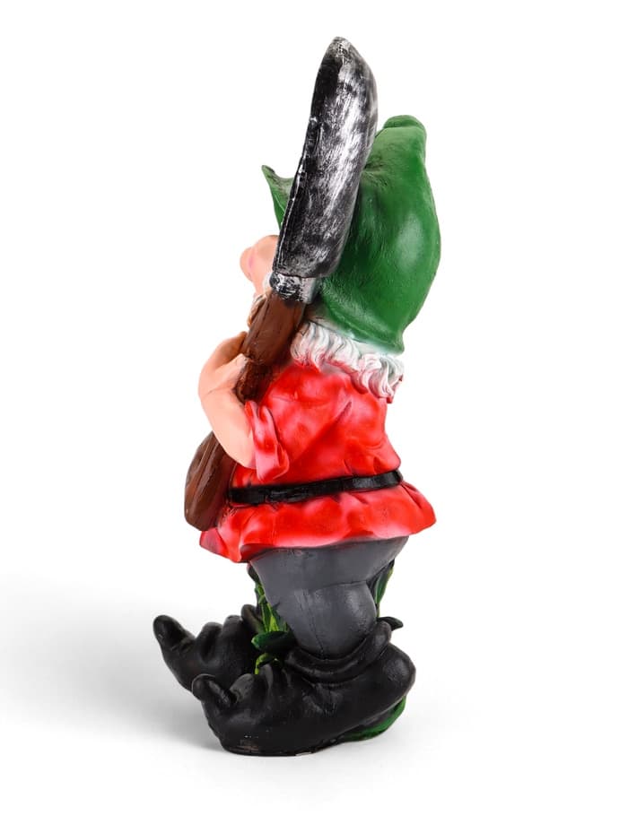 Садовая фигура из полистоуна «Гном с лопатой», 72×26×38 см