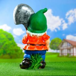 Садовая фигура из полистоуна «Гном с лопатой», 72×26×38 см