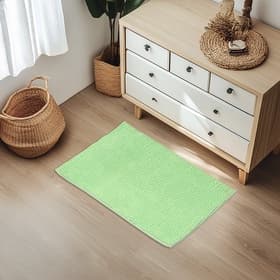 Коврик для дома Доляна «Букли», 50×80 см, зелёный