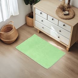 Коврик для дома Доляна «Букли», 50×80 см, зелёный