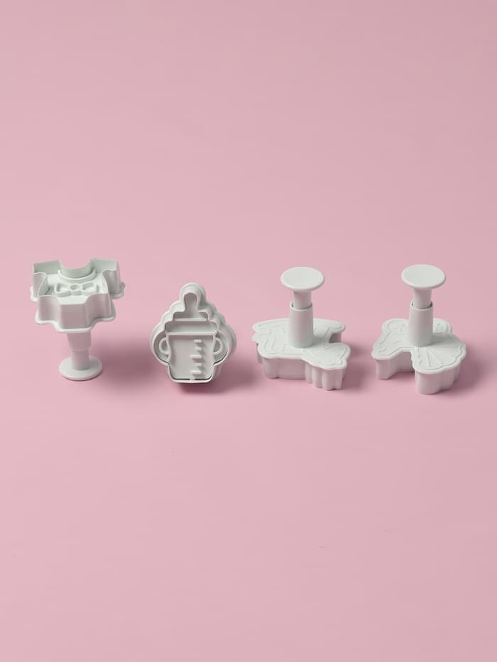 Плунжеры кондитерские Доляна «Малышок», набор 4 шт., пластик, МИКС