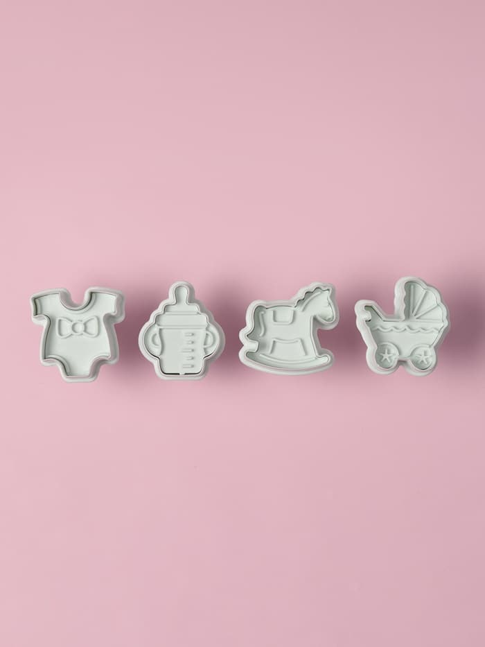 Плунжеры кондитерские Доляна «Малышок», набор 4 шт., пластик, МИКС