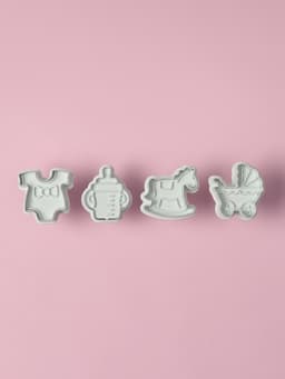 Плунжеры кондитерские Доляна «Малышок», набор 4 шт., пластик, МИКС