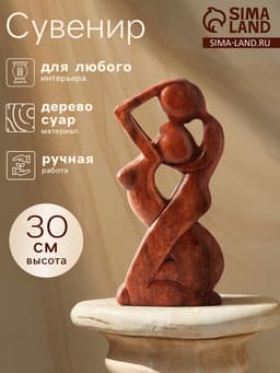 Сувенир «Пара Наслаждение», 30×15×4 см, дерево, коричневый