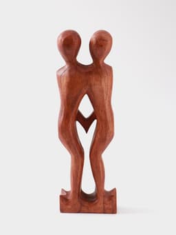 Статуэтка «Пара Танец», 30×12×4.5 см, дерево, коричневый