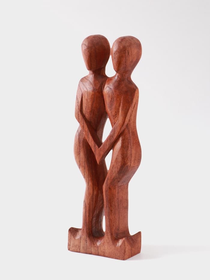 Статуэтка «Пара Танец», 30×12×4.5 см, дерево, коричневый