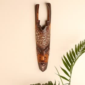 Маска «Абориген», 50×11×5 см, дерево