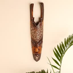 Маска «Абориген», 50×11×5 см, дерево