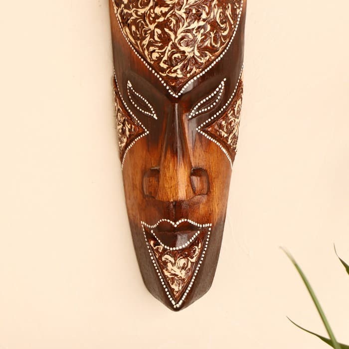 Маска «Абориген», 50×11×5 см, дерево