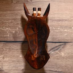 Маска «Жираф», 30×10.5×5 см, дерево