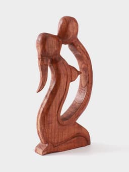 Фигурка «Поцелуй», 30×12.5×3.5 см, дерево