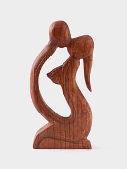 Фигурка «Поцелуй», 30×12.5×3.5 см, дерево