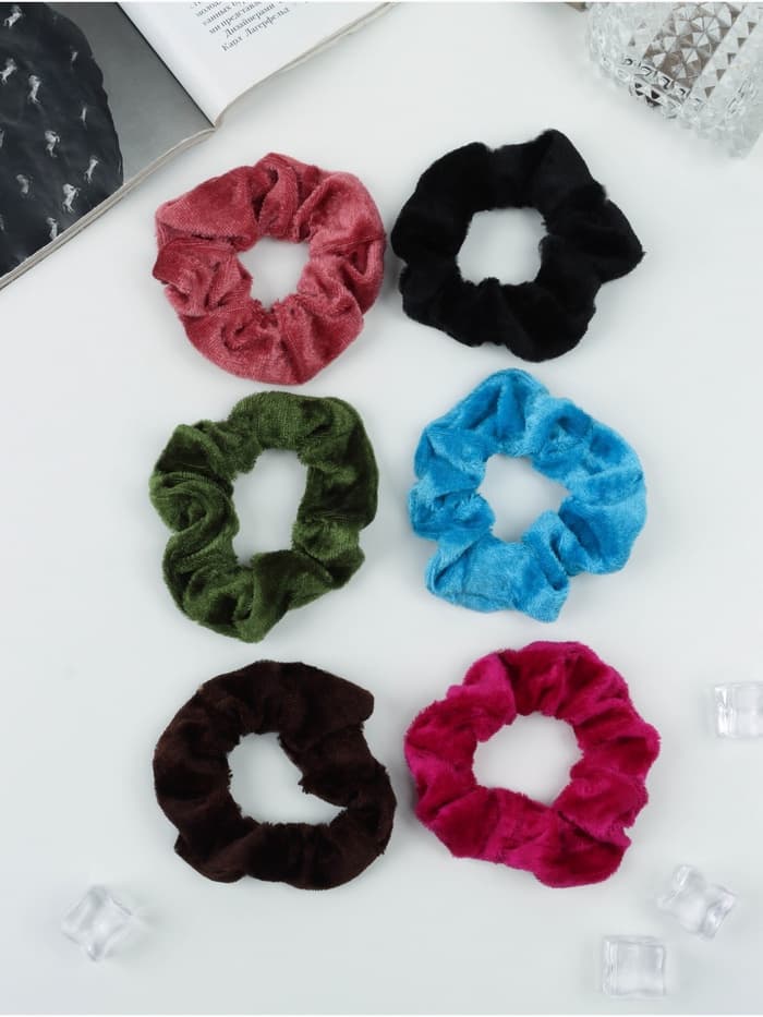 Резинка для волос «Бархат», яркость, МИКС