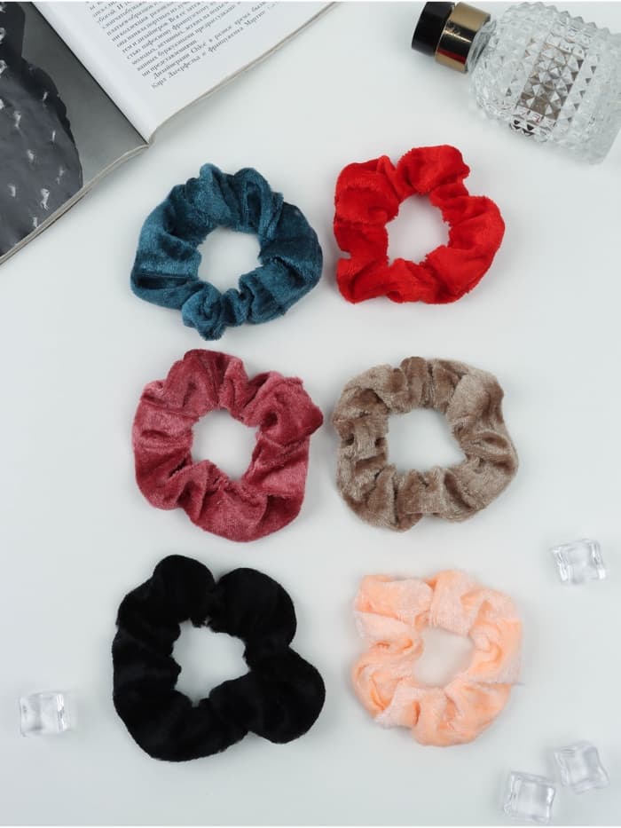 Резинка для волос «Бархат», яркость, МИКС