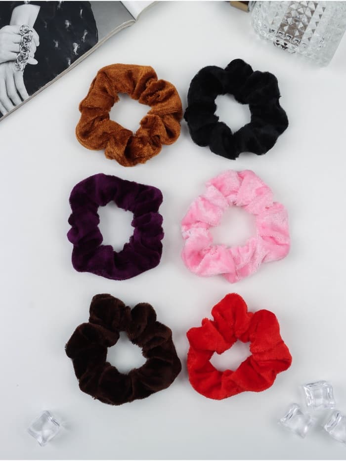 Резинка для волос «Бархат», яркость, МИКС