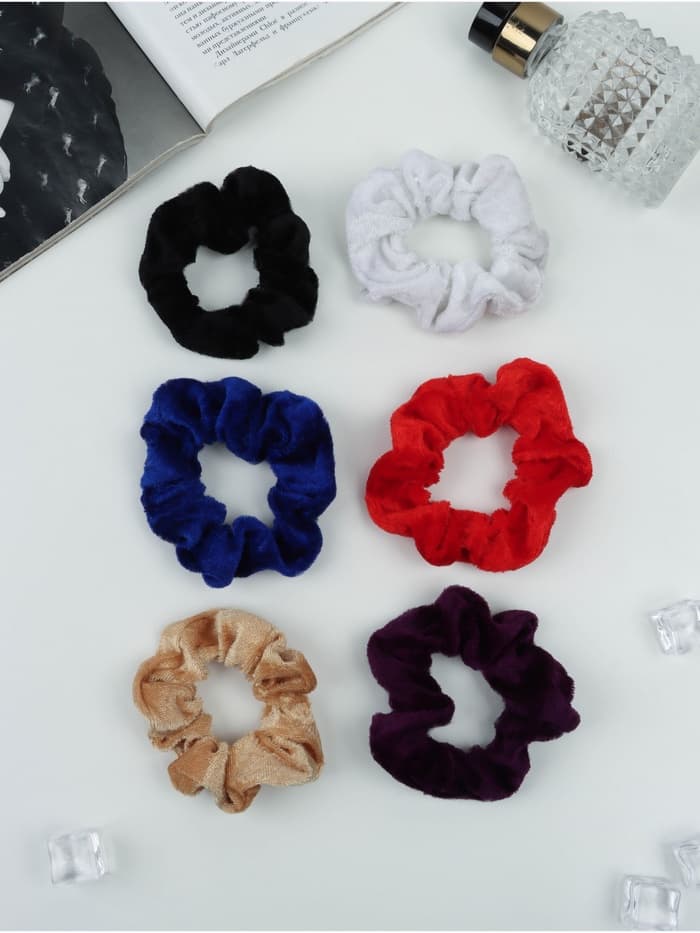 Резинка для волос «Бархат», яркость, МИКС