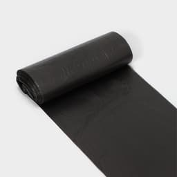 Мешки для мусора Доляна «Стандарт», 30 л, 5 мкм, 45×54±5% см, ПНД, 30 шт., чёрные