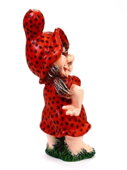 Садовая фигура из полистоуна «Девочка-клубничка», 55×25×30 см