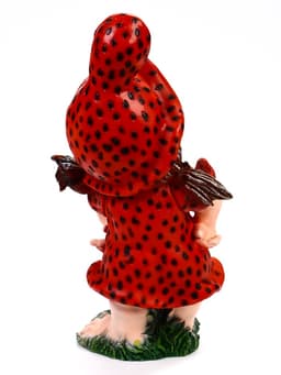 Садовая фигура из полистоуна «Девочка-клубничка», 55×25×30 см