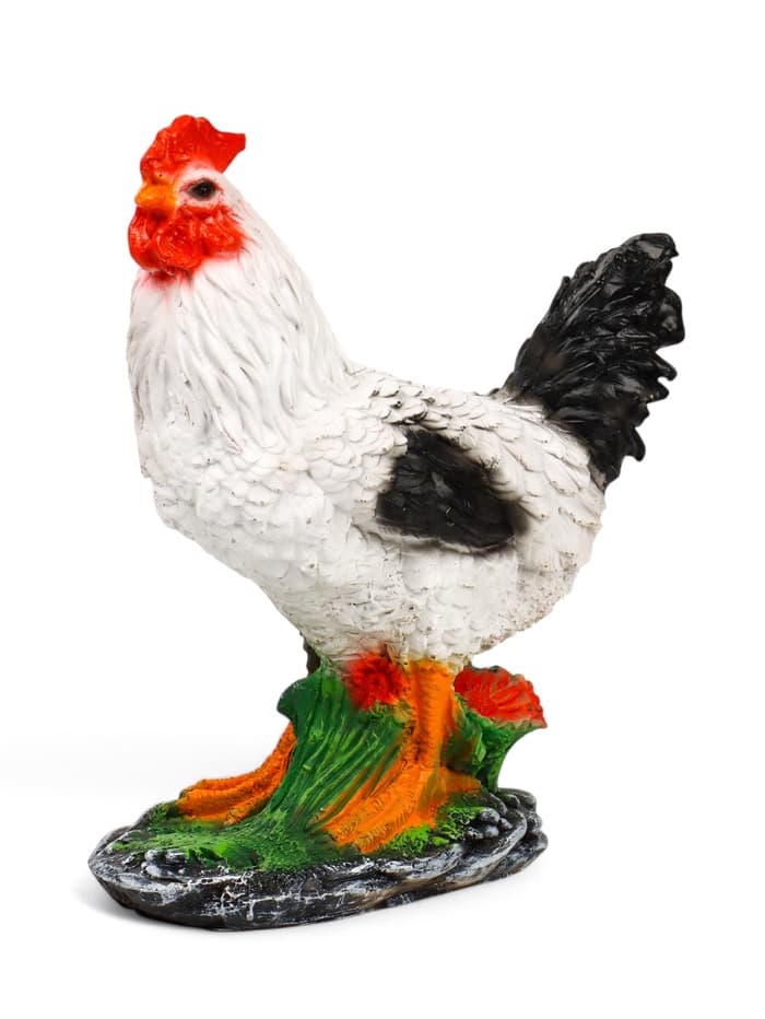 Садовая фигура из полистоуна «Курица Ряба», 35×27×16 см