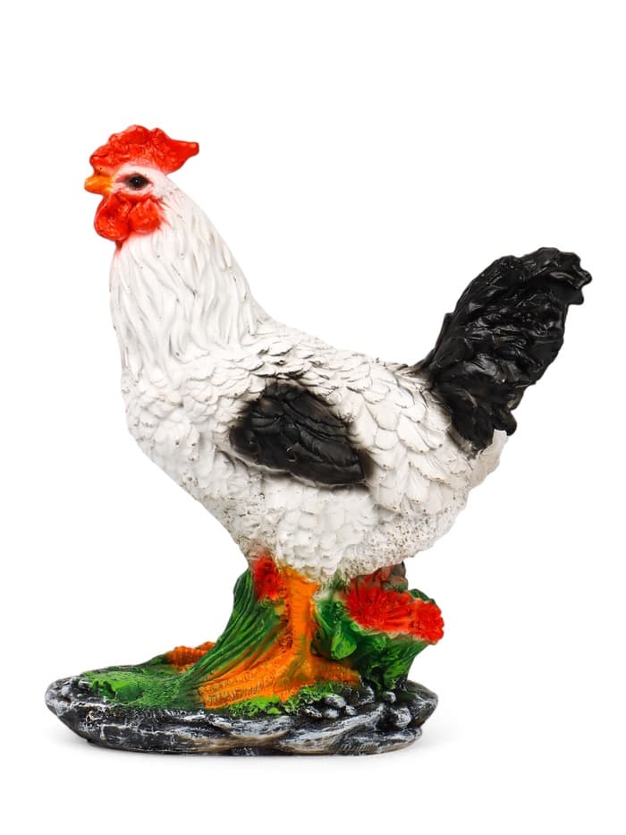 Садовая фигура из полистоуна «Курица Ряба», 35×27×16 см